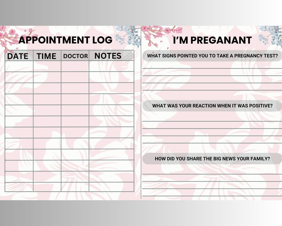 pregnancy printable planner