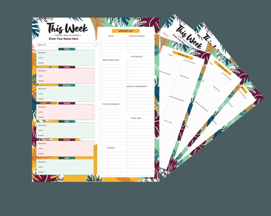 Printable Weekly Planner PDF Purchase