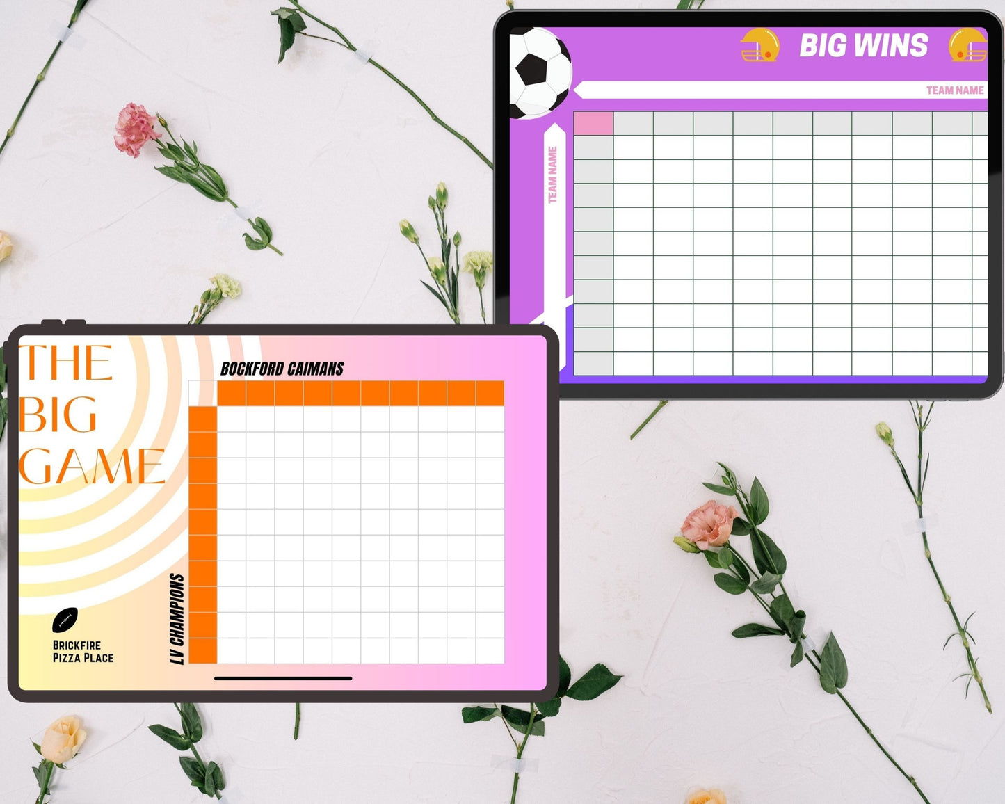 free printable football squares pdf​