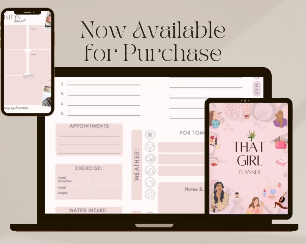 pink planner